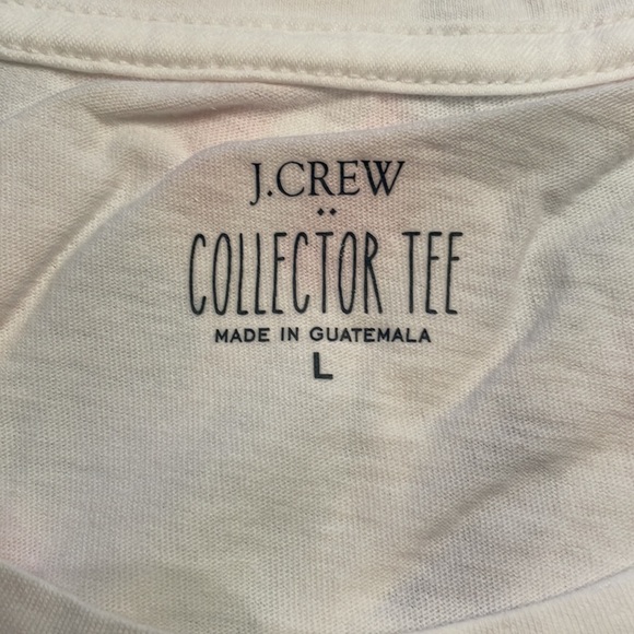 MWT jcrew collector tee, Christmas tree with lights, colorful, long sleeve, L - Picture 3 of 5